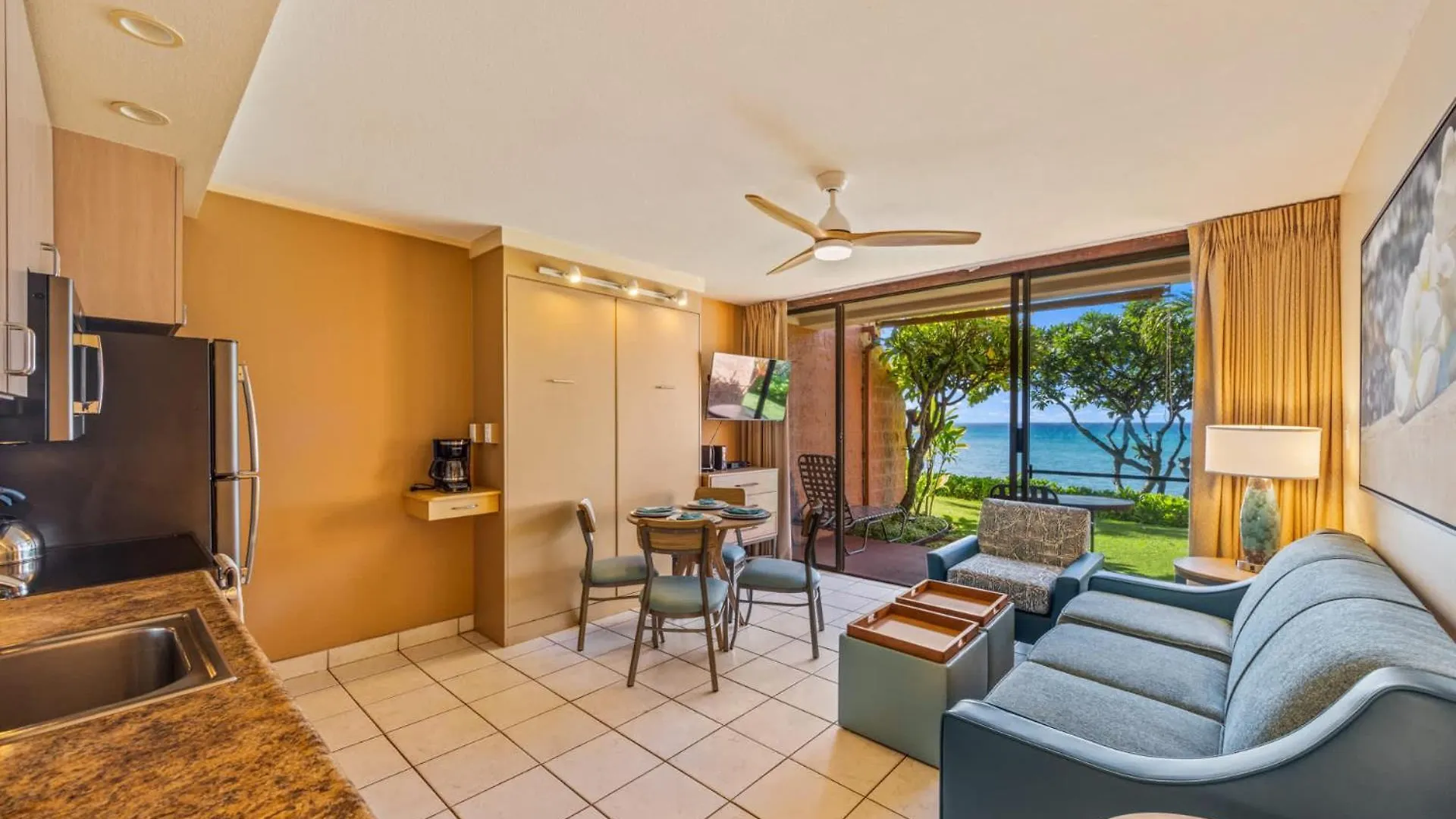 Tatil Evi Kuleana Club #404 Oceanfront -1 Bedroom 1 Bathroom - Gated Kahana