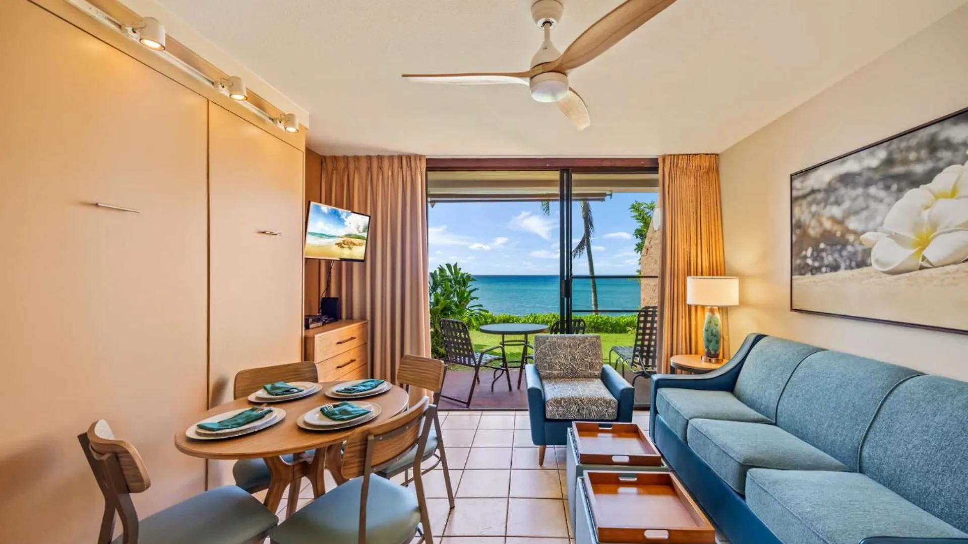 Kuleana Club #404 Oceanfront -1 Bedroom 1 Bathroom - Gated Kahana 0*,  ABD
